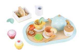 Lelin® Houten Theeservies